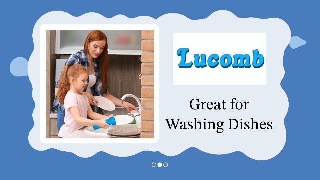 Lucomb 11 Pack Swedish Dish Cloths for Kitchen, Highly Absorbent Reusable Dishcloth Towels Cellulose Sponge Kitchen Rags for Drying Dishes Wiping Surfaces, Dishwasher Safe - SHOP NO2CO2