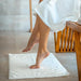 Luxury Organic Terry Bath Mats, GOTS and EcoCert Certified, 4-Pack, Eco-White - SHOP NO2CO2