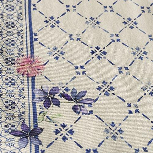 Maison d' Hermine Cloth Placemat 100% Cotton Set of 4 Decorative Washable Place Mats Table Placemat, Dining, Kitchen, Parties & Camping, Faience - Spring/Summer - SHOP NO2CO2