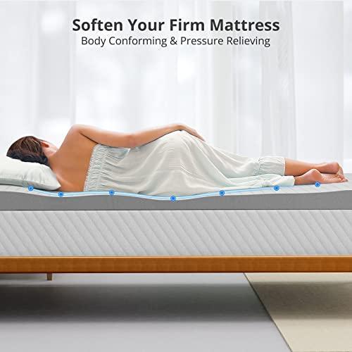 Maxzzz 3 Inch Mattress Topper Full,Gel Memory Foam Mattress Topper Double Bed Topper for Soft & Cooling Sleep, Pressure Relieve, CertiPUR-US Certified - SHOP NO2CO2