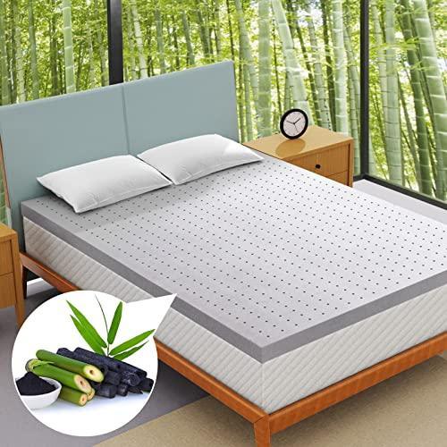 Maxzzz 3 Inch Mattress Topper Full,Gel Memory Foam Mattress Topper Double Bed Topper for Soft & Cooling Sleep, Pressure Relieve, CertiPUR-US Certified - SHOP NO2CO2