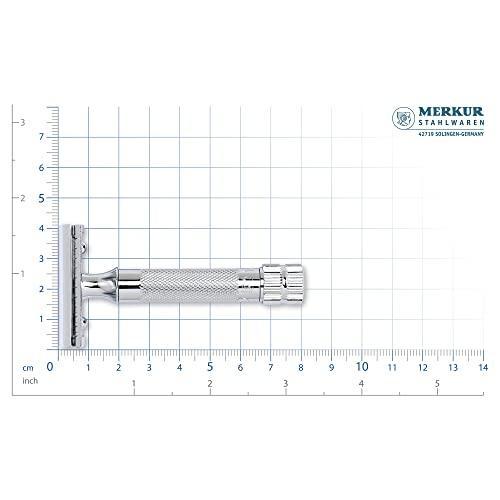 Merkur Mk34c Double Edge Razor with Heavy Duty Short Handle - SHOP NO2CO2