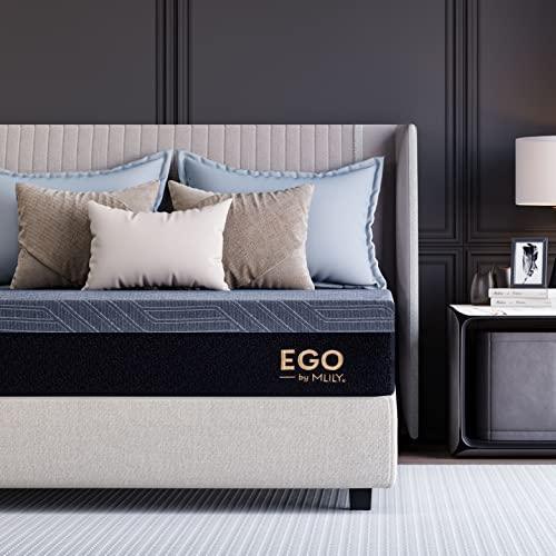 MLILY EGO Copper Twin Memory Foam Mattress 10 Inch, Copper Gel Infused Mattress Bed in A Box CertiPUR-US Certified Made in USA, Medium, 38”x75”x10”, Darkgray - SHOP NO2CO2