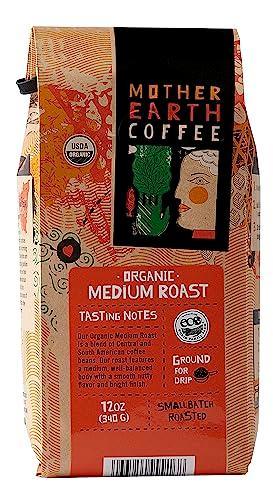 Mother Earth Organic Medium Roast 12oz Ground-Coffee for Goodness Sake-USDA Organic GROUND Coffee - SHOP NO2CO2