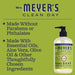 Mrs. Meyer's Clean Day Liquid Hand Soap, Cruelty-Free, and Biodegradable Hand Wash Made with Essential Oils, Lemon Verbena Scent, 12.5 Oz (Pack of 3) - SHOP NO2CO2