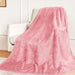 MUGD Soft Blankets Fluffy Soft Fuzzy Throw Blanket Pink Fleece Blanket Throw Kids - SHOP NO2CO2