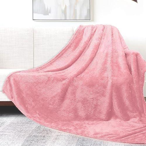 MUGD Soft Blankets Fluffy Soft Fuzzy Throw Blanket Pink Fleece Blanket Throw Kids - SHOP NO2CO2