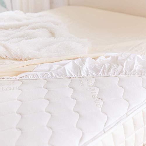 Naturepedic Organic Waterproof Mattress Protector Pad - Washable & Reusable Fitted Stretch Knit Mattress Cover - Highly Absorbent Bed Incontinence Pads - Breathable Fitted Cover for King 9"-16" - SHOP NO2CO2