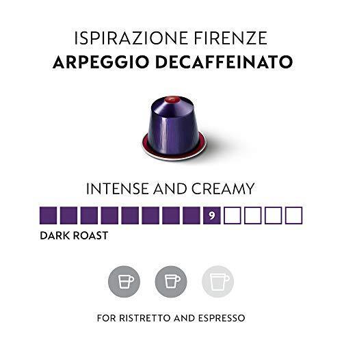 Nespresso Capsules OriginalLine, Arpeggio Decaffeinato, Dark Roast Coffee, 10 Count Coffee Pods(Pack of 5), Brews 1.35 Ounce (ORIGINALLINE ONLY) (Pack of 5) - SHOP NO2CO2