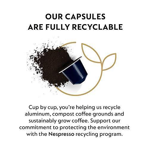 Nespresso Capsules OriginalLine, Kazaar Intenso, Dark Roast Coffee, 10 Count (Pack of 5), Brews 1.35oz - Packaging May Vary - SHOP NO2CO2