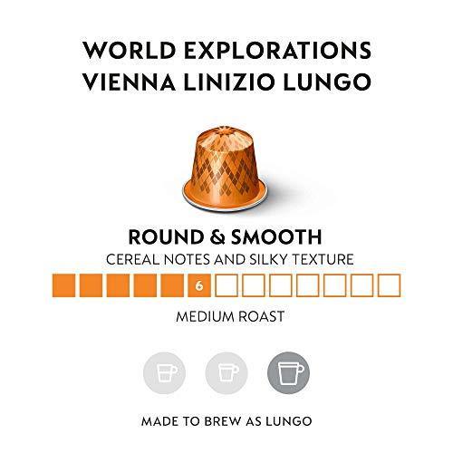 Nespresso Capsules OriginalLine, Vienna Linizio Lungo, Mild Roast Coffee, 50 Count Coffee Pods, Brews 3.7 Ounce (ORIGINAL LINE ONLY) - SHOP NO2CO2