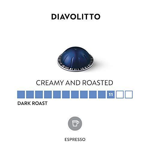 Nespresso Capsules VertuoLine, Diavolitto,Dark Roast Espresso Coffee, 50 Count Coffee Pods, 1.35oz & Nespresso Capsules VertuoLine, Double Espresso Chiaro,Medium Roast Espresso Coffee, 30 Count - SHOP NO2CO2