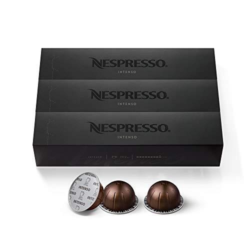 Nespresso Capsules VertuoLine, Espresso, Bold Variety Pack, Medium and Dark Roast Espresso Coffee, 40 Count Coffee Pods & Capsules VertuoLine, Intenso, Dark Roast Coffee, 30 Count Coffee Pods - SHOP NO2CO2