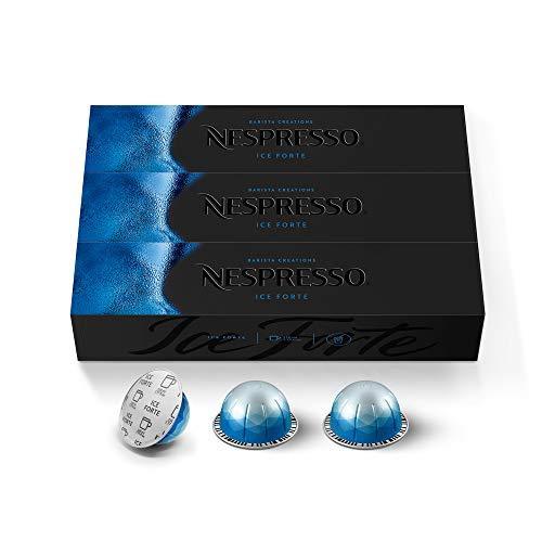 Nespresso Capsules VertuoLine, Iced Coffee, Iced Forte, 30 Count, Brews 7.77 Ounce (VERTUOLINE ONLY) - SHOP NO2CO2