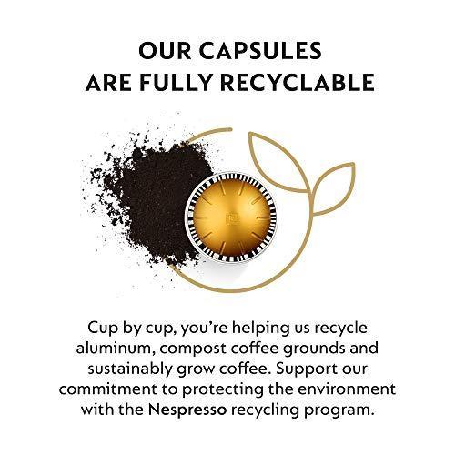 Nespresso Capsules VertuoLine, Voltesso , Mild Roast Espresso Coffee, 50 Count Coffee Pods, Brews, 10 Count (Pack of 5), (VERTUOLINE ONLY) - SHOP NO2CO2