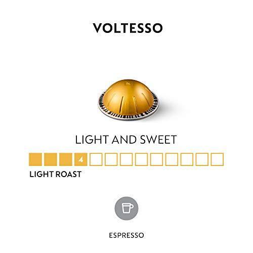 Nespresso Capsules VertuoLine, Voltesso , Mild Roast Espresso Coffee, 50 Count Coffee Pods, Brews, 10 Count (Pack of 5), (VERTUOLINE ONLY) - SHOP NO2CO2