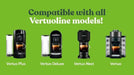 Nespresso Vertuo Compatible Descaling Solution. Eco-Friendly Formula to Clean & Descale Your Nespresso Vertuoline Machine. 2 Uses per Bottle, 2 Pack. Carbon Neutral Vertuo Descaling Kit. - SHOP NO2CO2