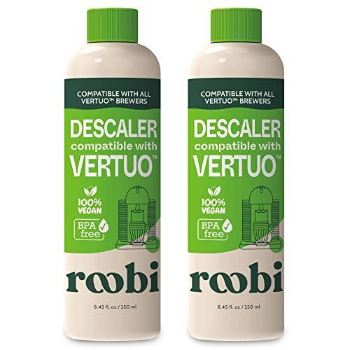 Nespresso Vertuo Compatible Descaling Solution. Eco-Friendly Formula to Clean & Descale Your Nespresso Vertuoline Machine. 2 Uses per Bottle, 2 Pack. Carbon Neutral Vertuo Descaling Kit. - SHOP NO2CO2