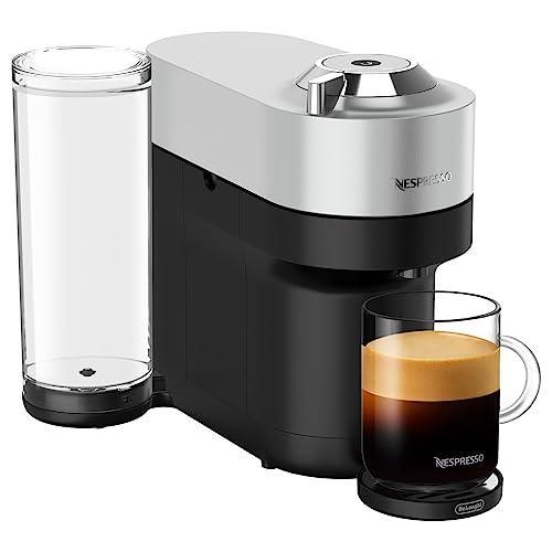 Nespresso Vertuo Pop+ Deluxe Coffee and Espresso Machine by De'Longhi, Silver - SHOP NO2CO2