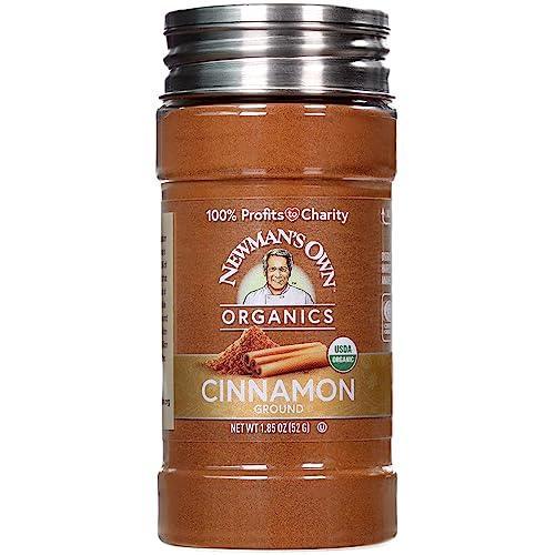 Newman's Own Organic Ground Cinnamon; USDA Certified Organic; Non-GMO; Kosher; 1.85 Oz Bottle - SHOP NO2CO2