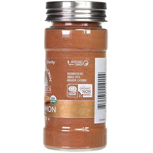 Newman's Own Organic Ground Cinnamon; USDA Certified Organic; Non-GMO; Kosher; 1.85 Oz Bottle - SHOP NO2CO2