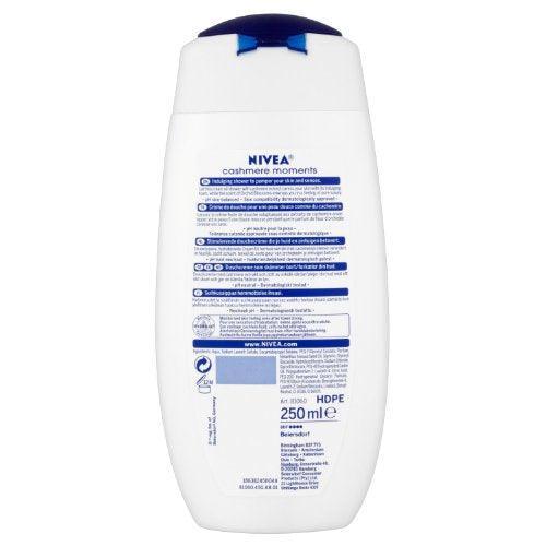 NIVEA Cashmere & Cotton Oil Shower Gel (250ml), Body Wash with Vitamin C, E, and Precious Oils, Protects Skin from Drying Out and Leaves it Touchably Smooth - SHOP NO2CO2