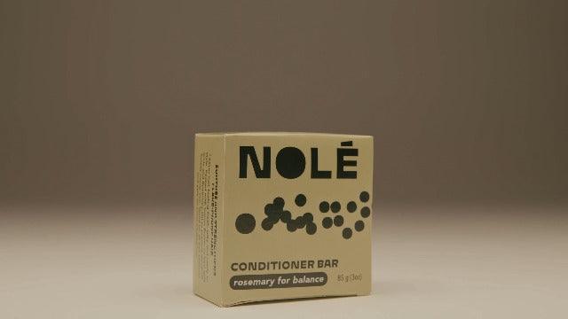 NOLE Conditioner Bar Rosemary Mint for Balance, Mends Hair for Silky and Ready to Style Hair | Sustainable, 100% Plastic Free Packaging, Eco-Friendly | 2.12 oz - SHOP NO2CO2