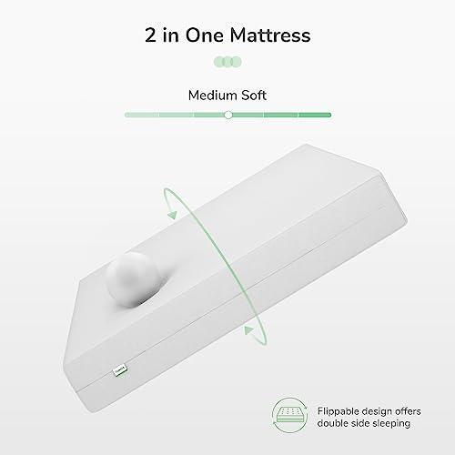 Novilla Queen Mattress 12 Inch Foam Mattress in a Box, Bamboo Charcoal Foam Mixed High Density Base Support Foam for a Peaceful Sleep, Pressure Relief, Medium Plush Queen Size Mattress with Tight Top - SHOP NO2CO2