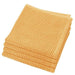 Now Designs Ripple Kitchen Dishcloth, Set of 4, Honey - SHOP NO2CO2