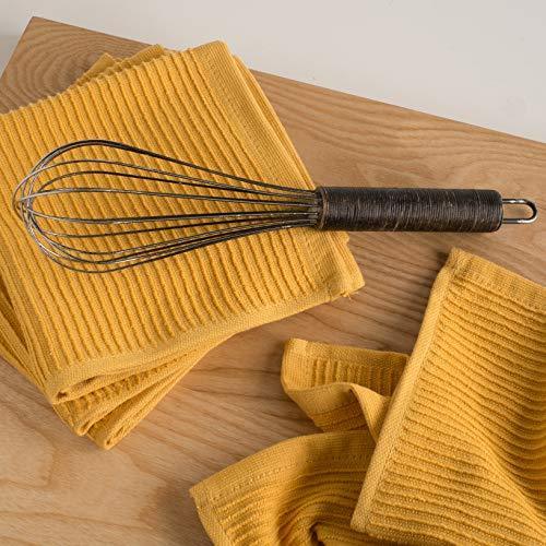 Now Designs Ripple Kitchen Dishcloth, Set of 4, Honey - SHOP NO2CO2