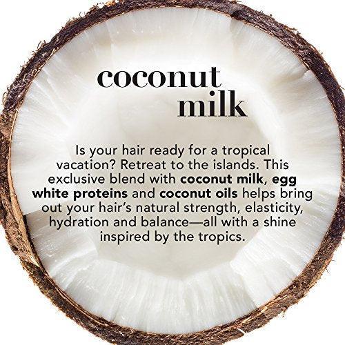 OGX Salon Size Nourishing Coconut Milk Conditioner with Pump, 25.4 Ounce - SHOP NO2CO2