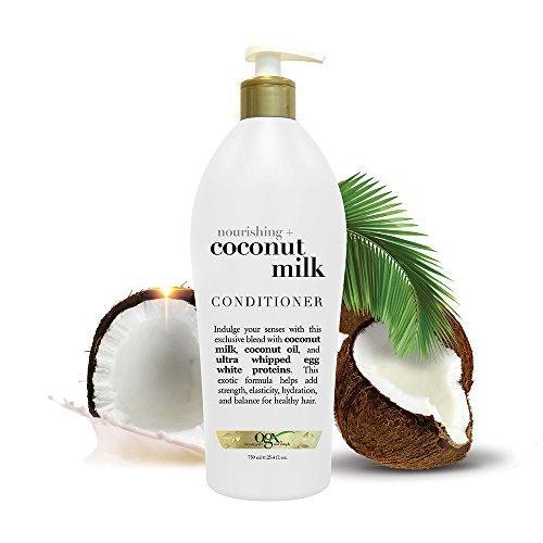 OGX Salon Size Nourishing Coconut Milk Conditioner with Pump, 25.4 Ounce - SHOP NO2CO2