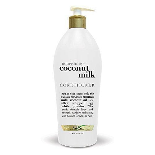 OGX Salon Size Nourishing Coconut Milk Conditioner with Pump, 25.4 Ounce - SHOP NO2CO2