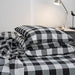 ONLIMET Queen Sheet Set, Black and White Microfiber Deep Pocket Bedding Sheet, Set of 4 (Black & White, Queen) - SHOP NO2CO2