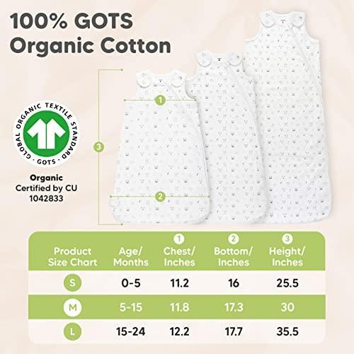 Organic Baby Sleep Sack Wearable Blanket Baby - Baby Sleeping Bag 0-24 Months - Toddler Sleeping Sack - Baby Sack Sleepers - Baby Wearable Blanket - Baby Sleep Sacks (Medium, KeaStory) - SHOP NO2CO2