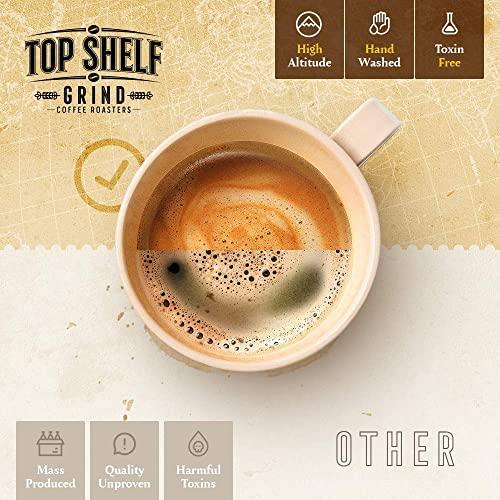 Organic Light Roast Whole Bean Coffee, The Best Espresso Beans from Peru - Fair Trade, Single Origin Mycotoxin & Mold Free Fresh Peruvian Purity | Super Healthy Arabica for Peak Performance - Low Acid - SHOP NO2CO2