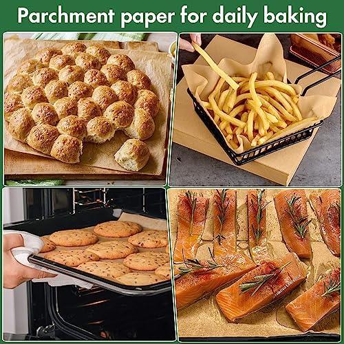 Parchment Prodigy 200 Count Non-Stick Parchment Paper Sheets | 9x13 inches | Non-Toxic, Biodegradable, Easy to Clean | Non Stick Baking Paper Sheet for Oven, Air Fryer, Cooking, and Grilling - SHOP NO2CO2