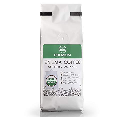 PE Premium Enema Organic Enema Coffee (1LB) Light Roast, Medium Ground - Formulated For Gerson Coffee Enemas - Fair Trade Certified - Made in the USA - SHOP NO2CO2