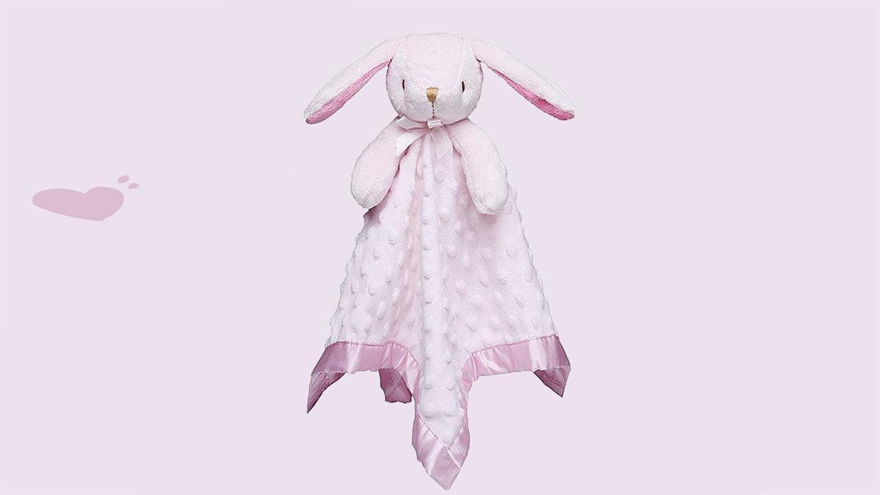 Pro Goleem Loveys for Babies Bunny Security Blanket Girl Newborn Soft Pink Lovie Christmas Baby Girl Gifts for Infant and Toddler - SHOP NO2CO2