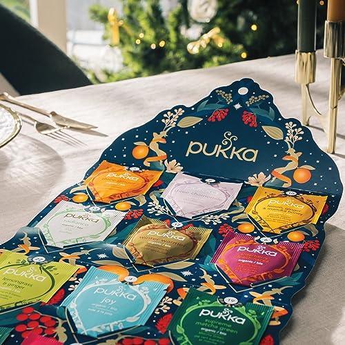 Pukka Herbal Tea Stocking Stuffers | Organic Tea Christmas Advent Calendar 2023 | 24 Tea Bags - SHOP NO2CO2