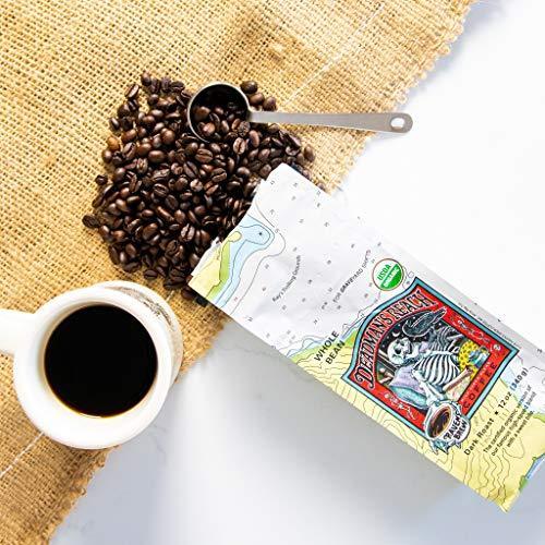 Raven's Brew Coffee 12 oz - Dark Roast - High Speed Blend with a Sweet Bite (Organic Whole Bean, 12 oz) - SHOP NO2CO2