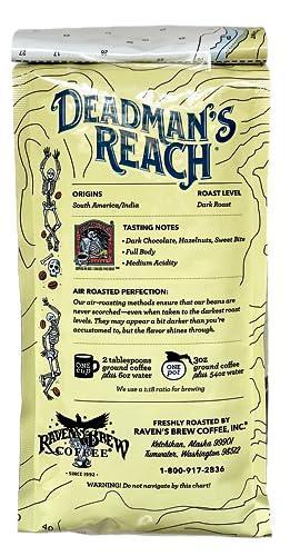 Raven's Brew Coffee 12 oz - Dark Roast - High Speed Blend with a Sweet Bite (Organic Whole Bean, 12 oz) - SHOP NO2CO2