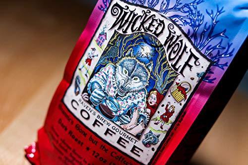 Raven's Brew Coffee - Wicked Wolf - Dark Roast - Full Body of Currant and Spice (Organic Whole Bean, 12 oz) - SHOP NO2CO2