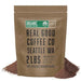 Real Good Coffee Company - Ground Coffee - Organic Dark Roast Coffee - 100% Arabica Coffee Beans - Roasted and Ground in Seattle, WA - 2 Pound Bag - SHOP NO2CO2