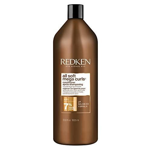 Redken All Soft Mega Curls Conditioner | For Extremely Dry Hair | For Curly & Coily Hair | Nourishes & Softens Severely Dry Hair | With Aloe Vera - SHOP NO2CO2