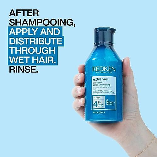 Redken Extreme Conditioner | Anti-Breakage & Protection for Damaged Hair | Strengthen and Fortify Hair | Infused With Proteins | For Weak, Brittle Hair - SHOP NO2CO2