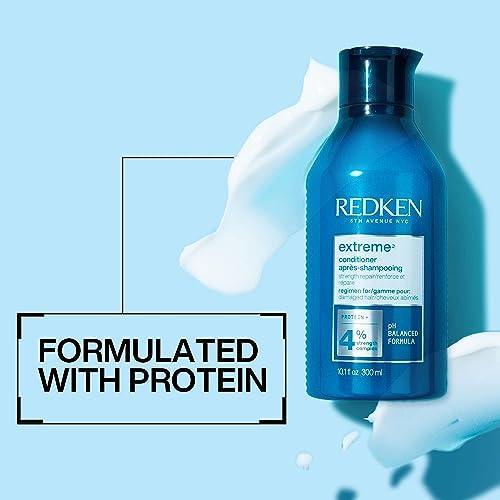 Redken Extreme Conditioner | Anti-Breakage & Protection for Damaged Hair | Strengthen and Fortify Hair | Infused With Proteins | For Weak, Brittle Hair - SHOP NO2CO2