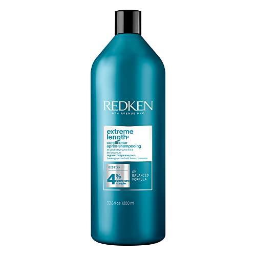 Redken Extreme Length Conditioner | Infused With Biotin and Castor Oil | For Hair Growth | Fortifies, Strengthens & Conditions Hair - SHOP NO2CO2