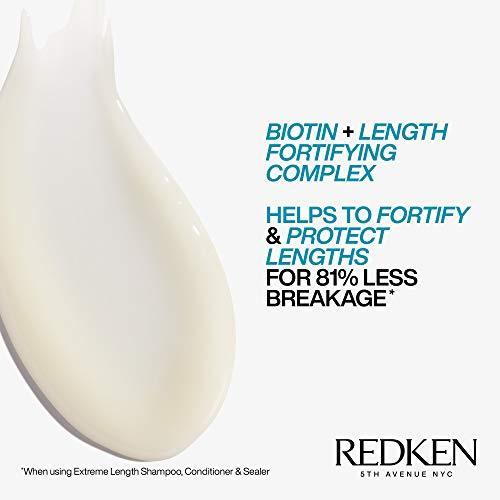 Redken Extreme Length Leave-In Conditioner | For Hair Growth | Seals Split Ends & Prevents Breakage | Infused With Biotin | 5.1 Fl Oz - SHOP NO2CO2