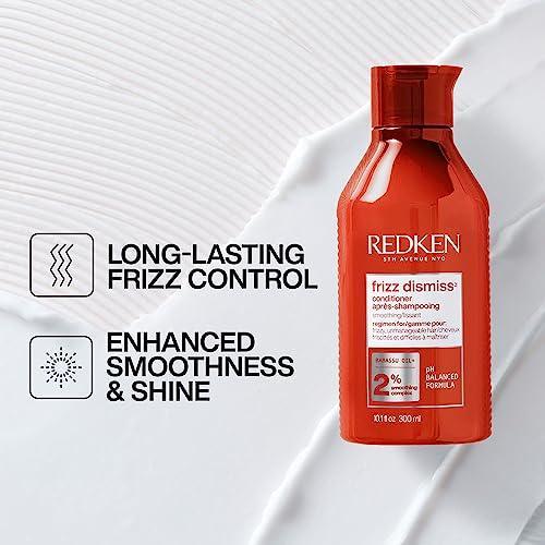 Redken Frizz Dismiss Conditioner | Weightless Frizz Control | Anti Frizz | Moisturize and Smooth | Provides Soft, Silky Hair | For Frizzy Hair | Sulfate-Free - SHOP NO2CO2